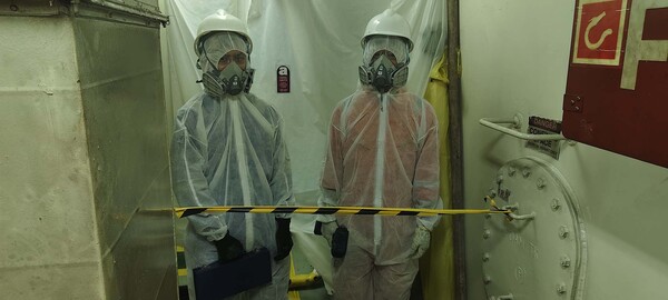 Removal gasket asbestos Photo