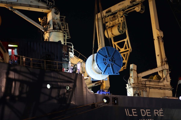 Delivery of Steel Metal Cable Reels Photo